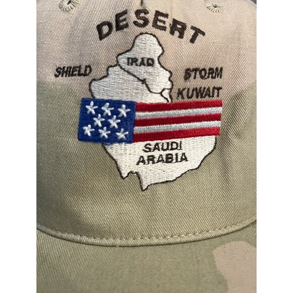 Vintage Bancroft Military Caps Desert Shield Storm Snapback Hat Cap Made in USA - Picture 2 of 4